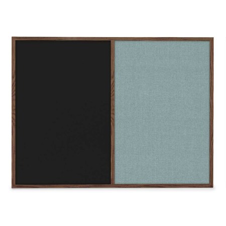 United Visual Products Slim Style Indoor Enclosed Corkboard, 48 UVRDS48SBH-BRONZE-DRKSPR